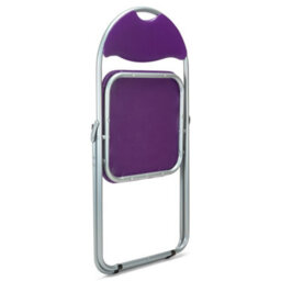 Bravich Folding Padded Office Dining Desk Chair - Purple - Set Of 4 - thumbnail 4