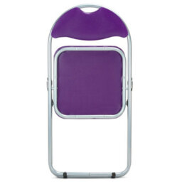 Bravich Folding Padded Office Dining Desk Chair - Purple - Set Of 4 - thumbnail 5