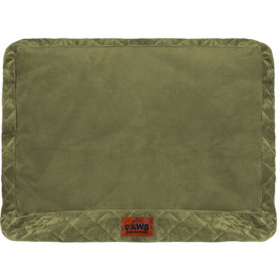 Slumberdown Green Fabric Dog Bed Replacement Cover (W)70Cm (D)60Cm Medium - image 1