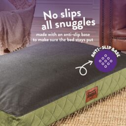 Slumberdown Green Fabric Dog Bed Replacement Cover (W)70Cm (D)60Cm Medium - thumbnail 4