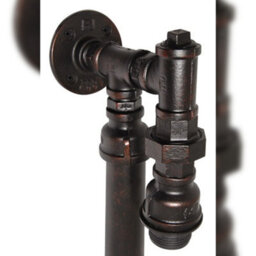 Long Life Lamps Company Vintage Industrial Rustic Copper Steampunk Wall Light M0030 - thumbnail 6