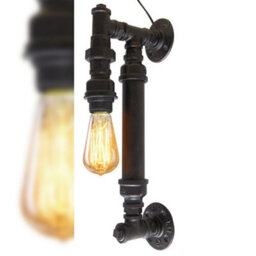 Long Life Lamps Company Vintage Industrial Rustic Copper Steampunk Wall Light M0030 - thumbnail 1