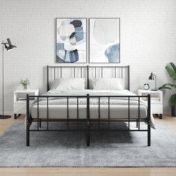 Berkfield Bedside Cabinets 2 Pcs White 40X35X50 Cm Engineered Wood - thumbnail 1