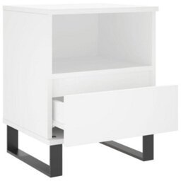 Berkfield Bedside Cabinets 2 Pcs White 40X35X50 Cm Engineered Wood - thumbnail 7