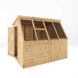 Mercia 8 X 6 Feet Traditional Potting Shed - Wood - L256.4 X W187.7 X H212.7 Cm - thumbnail 2
