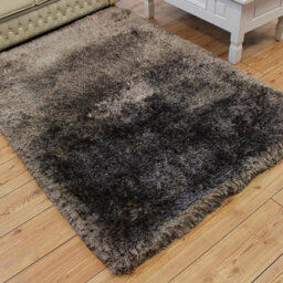 Grey Handmade , Luxurious , Modern , Plain , Shaggy , Sparkle Easy To Clean Rug For Living Room, Bedroom - 120Cm X 170Cm - thumbnail 6