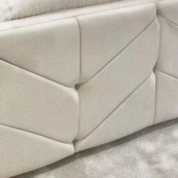 "Bed Choices Sydney Modern Fabric Bed Frame, 70"" High Headboard With Ottoman Gas Lift Storage & - Super King" - thumbnail 3