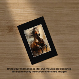 Ak Frames 90X60Cm Black Picture Mounts To Fit 60X40Cm Aperture Size - Mount Board Only (No Frame Included) - thumbnail 5