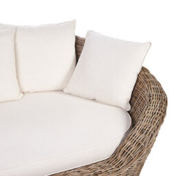 Beliani Garden Daybed Cavo Rattan Natural - thumbnail 7