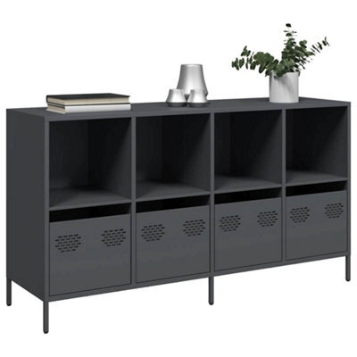 Vidaxl Sideboard Anthracite 135X39X73.5 Cm Cold-Rolled Steel - image 1