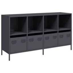 Vidaxl Sideboard Anthracite 135X39X73.5 Cm Cold-Rolled Steel - thumbnail 2
