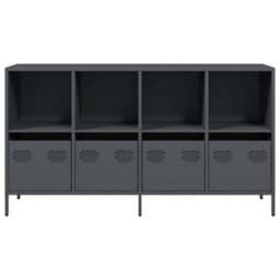 Vidaxl Sideboard Anthracite 135X39X73.5 Cm Cold-Rolled Steel - thumbnail 5