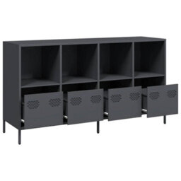 Vidaxl Sideboard Anthracite 135X39X73.5 Cm Cold-Rolled Steel - thumbnail 4