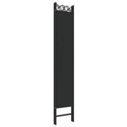 Berkfield 6-Panel Room Divider Black 240X220 Cm Fabric - thumbnail 6