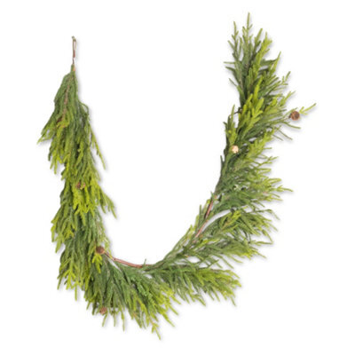 Shatchi Araucaria Garland With Mini Pine Cones 180Cm Pe Material Garlands For Door Décor - image 1