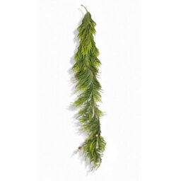 Shatchi Araucaria Garland With Mini Pine Cones 180Cm Pe Material Garlands For Door Décor - thumbnail 2