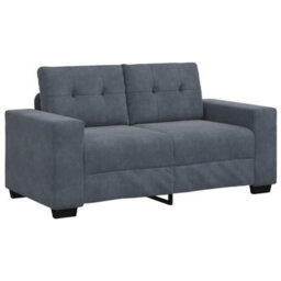 Vidaxl Sofa Set With Cushion 3 Pcs Grey 221 X 78 X 80 Cm Velvet - thumbnail 5