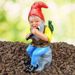 Certikin Heissner Wendelin The Flute Player 31Cm Garden Gnome Statue 06513-00 - thumbnail 3