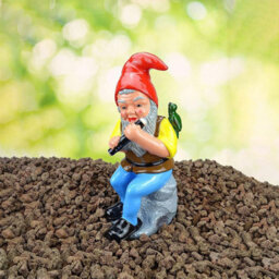 Certikin Heissner Wendelin The Flute Player 31Cm Garden Gnome Statue 06513-00 - thumbnail 2