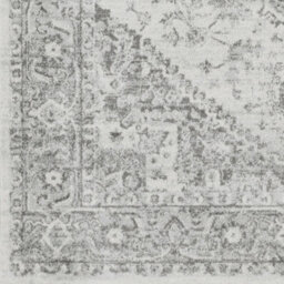 Livabliss Chester-Vintage Grey White Traditional Boho Living Dining Bedroom Rug 140 X 200 Cm Easy Care, Non Shedding - thumbnail 7