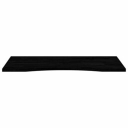 Berkfield Desk Top Dark Brown 100X50X2.5 Cm Solid Wood Oak Rectangular - thumbnail 5