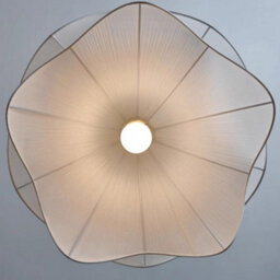 Amorly 2 Tier Cream Petal Fabric Shade Flower Chandelier, Ceiling Hanging Light Fixture For Dining, Living Room, Bedroom, 11.8 In Wide - thumbnail 4