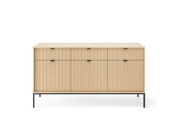 Arte Spacious Oak Vincenza Large Sideboard 154Cm - Sleek Storage Meets Modern Style - thumbnail 2