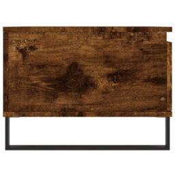 Berkfield Modern Coffee Table Smoked Oak 90X50X36.5 Cm Engineered Wood - thumbnail 7
