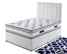 Somnior Beds Silvercare 25Cm Hybrid Bonnell Spring Tufted Medium Feel Mattress 6Ft Super King Mattress - thumbnail 4