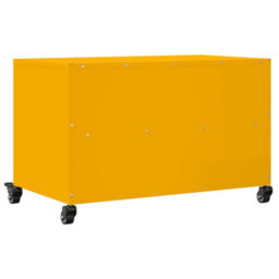 Berkfield Durable Tv Cabinet Mustard Yellow 68X39X43.5 Cm Steel - thumbnail 8