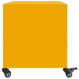 Berkfield Durable Tv Cabinet Mustard Yellow 68X39X43.5 Cm Steel - thumbnail 7