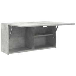 Vidaxl Bathroom Wall Cabinet Concrete Grey 80X25X40 Cm Engineered Wood - thumbnail 6