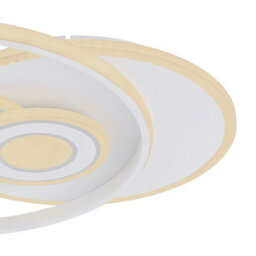 Luminosa Lighting Luminosa Roderick 55X46Cm Integrated Led Semi Flush Ceiling Light White Matt 4X Led Dimmable 2700-6000K Remote Control - thumbnail 5