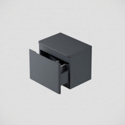 Affine Bathroom Cloakroom Vanity Unit Wash Countertop Basin Wall Hung Grey 500mm - thumbnail 4