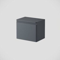 Affine Bathroom Cloakroom Vanity Unit Wash Countertop Basin Wall Hung Grey 500mm - thumbnail 3