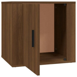 Berkfield Bedside Cabinet Brown Oak 50X39X47 Cm - thumbnail 7