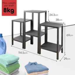 Divchi Side End Table Nightstand Coffee Tables Storage Bedside Table Office Living Room Bedroom Small Narrow Space Sofa Table - thumbnail 3