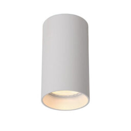 Lucide Delto Modern Surface Mounted Ceiling Spotlight 5.5Cm- Led Dim To Warm - Gu10 - 1X5W 2200K/3000K - White - thumbnail 1
