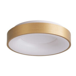 Luminosa Lighting Luminosa Modern Led Flush Ceiling Light Brushed Gold, Warm White 3000K 2200Lm - thumbnail 1