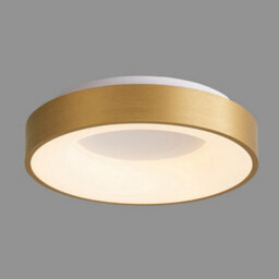 Luminosa Lighting Luminosa Modern Led Flush Ceiling Light Brushed Gold, Warm White 3000K 2200Lm - thumbnail 2