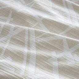 Appletree Otto Jacquard Mark-Making Textured Natural Duvet Cover Set - thumbnail 3