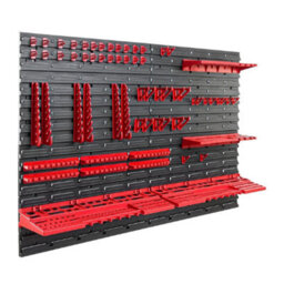 Wall Mounted Tool Pegboard Storage Rack Bins Garage Workshop Organizer - thumbnail 5