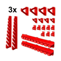 Wall Mounted Tool Pegboard Storage Rack Bins Garage Workshop Organizer - thumbnail 3