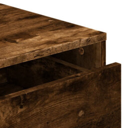 Walplus Corner Chest Of Drawers Smoked Oak 40X41X76 Cm Engineered Wood - thumbnail 8