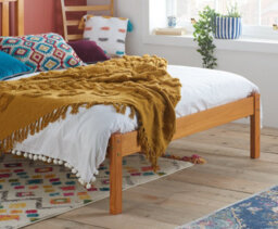 Save On Goods UK 5Ft King Size Antique Pine Wood Bed Frame.wooden Shaker Style,low Footend Bedstead - thumbnail 5