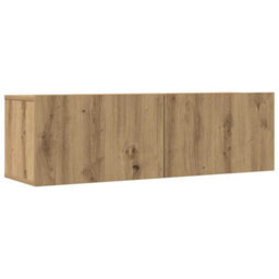 Berkfield 4 Piece Tv Cabinet Set Wall-Mounted Artisan Oak Engineered Wood - thumbnail 8