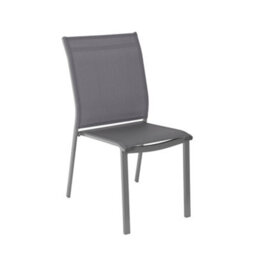 Sweeek - Aluminium Garden Table 225Cm + 8 Chairs Anthracite - Zaro / Buffalo - thumbnail 4