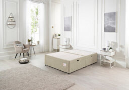 Somnior Beds Somnior 4Ft Millbank Ottoman Bed-Side Opening-Tweed Natural - thumbnail 2
