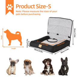 Bingopaw 53X43X10Cm Dog Car Seat Travel Carrier Pet Safety Booster Seats Dog Bed W/ Waterproof Cover - thumbnail 2