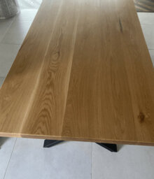 TRL Handmade Furniture Sophisticated Oak Dining Table - Natural - thumbnail 3